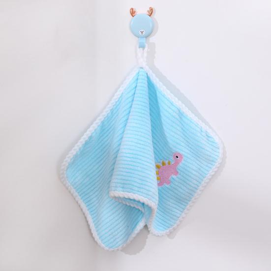 Soft Microfiber Children's Towel with Exquisite Lanyard Absorbent Non-Linting Quick-drying Bath Towel