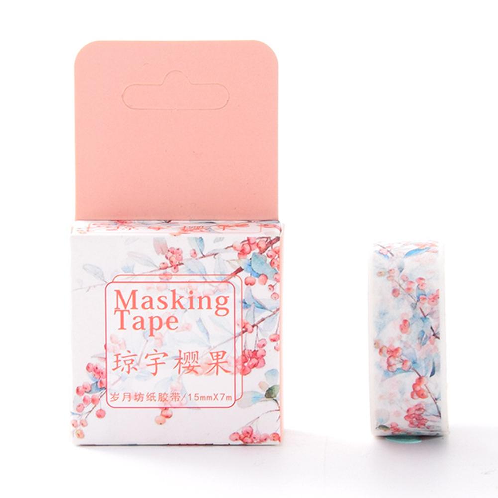 Tearable Washi Tape DIY Scrapbooking Masking Tape Sticker School Office Supply