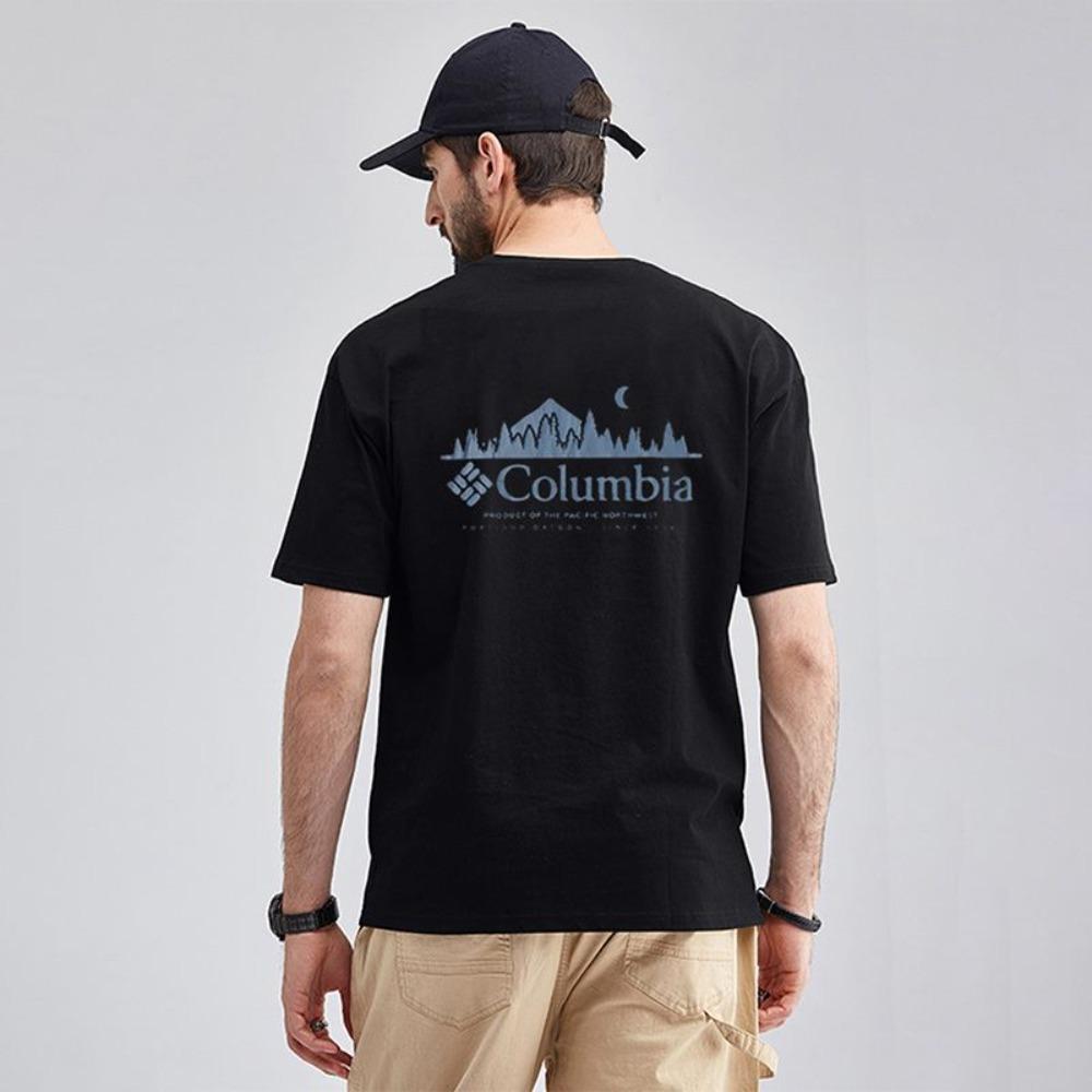 Neuestes lockeres bedrucktes T-Shirt für Herren, Sommer, Neu, Outdoor-Sport und Freizeit, atmungsaktive Baumwolle, Rundhalsausschnitt, kurze Ärmel, ins