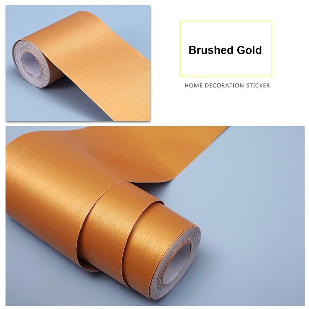 10M/Roll Windowsill Wall Border Sticker Door Frame Waveguide Line Brushed Skirting Line