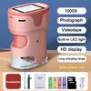 Handheld Digital Microscope For Kids With 2Inch HD Screen Videotape 200-1000X Pocket Microscope Educational Gift For Children
