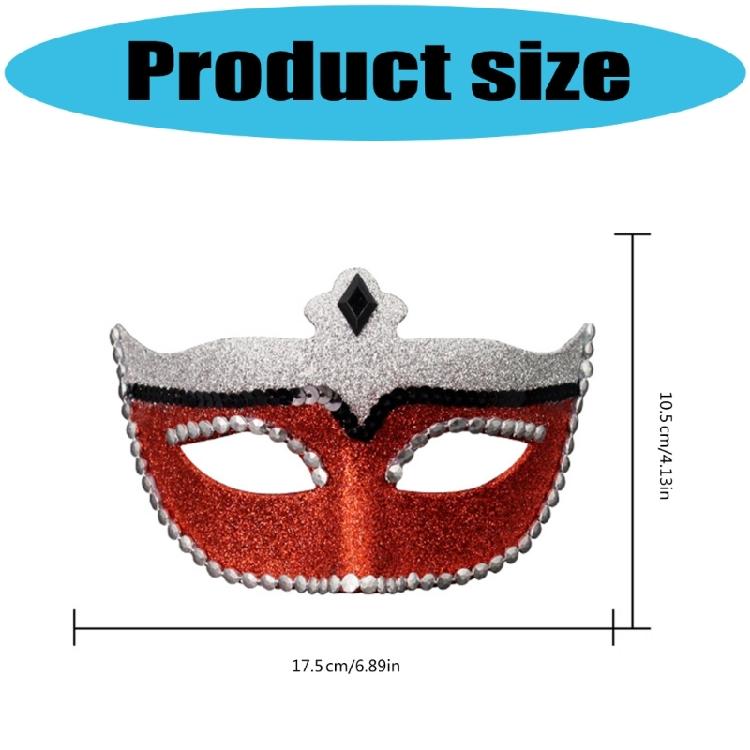 Premium Plastic Masquerades Mask With Color Burst Powder Release Mechanism For Costume Parties