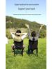 Portable Ultra-light Folding Camping and Fishing Chair with Small Stool for Art Sketching