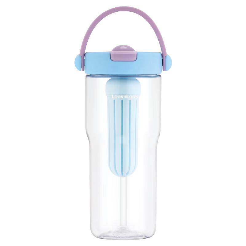 Lock&Lock Tritan Straw Water Bottle with Tea Infuser