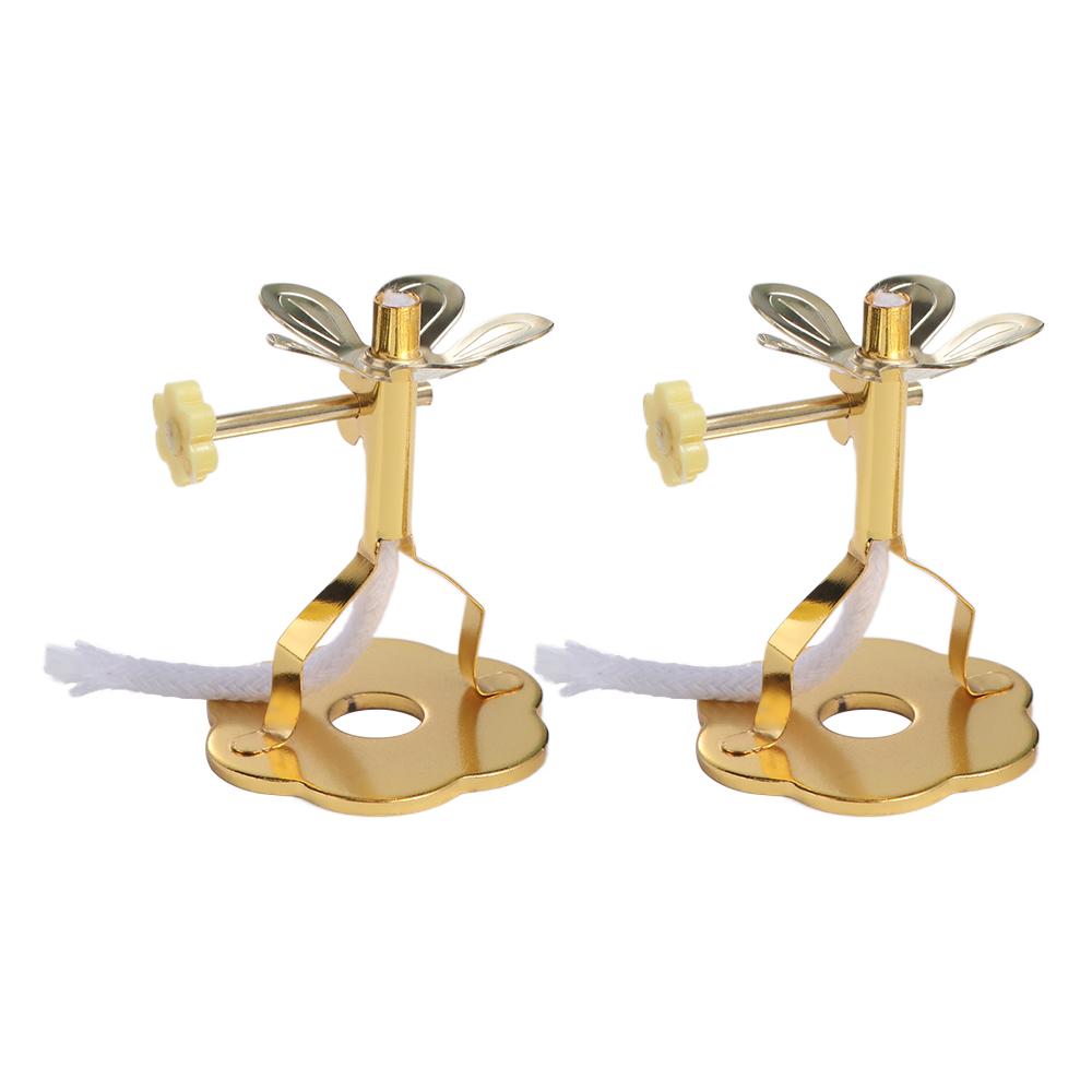 Stable Durable With Wick Oil Lamp Lamp Core Brass Buddha Supplies Wick Base Wick Holder Wick Stand