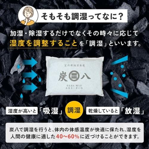 Izumo Carbon Charcoal Hachi Single-Layer Bags (Set of 5) Izumo Carbon, Izumoya Charcoal Hachi, Dehumidifier, Deodorizer, Moisture Remover for Shoes, E