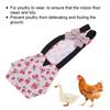 Chicken Diapers Washable Breathable Poultry Cloth with Bow Tie for   Chicken and Goose