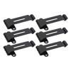 6pcs Radio Belt Clip Replacement with Screws Heavy Duty Metal Back Clip for Linton LT 6100 Radio