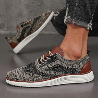 Mesh Sports Shoes Men's Fashionable Casual Shoes Italian Breathable Casual Vulcanized Shoe Autumn Press Shoes Formalan 2026 Gift