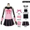 Jojos Bizarre Adventure Lucy Steel Cosplay Dress With Polyester Fabric For Anime Role Play Fans
