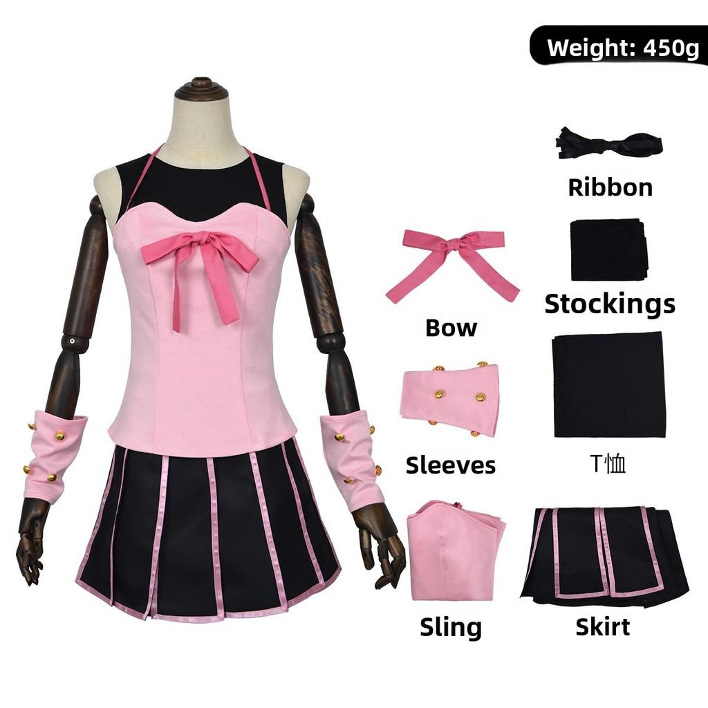 Jojos Bizarre Adventure Lucy Steel Cosplay Dress With Polyester Fabric For Anime Role Play Fans