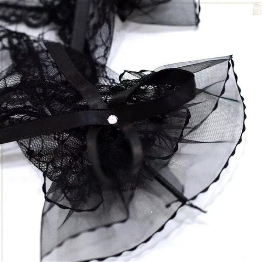 Elegant Short Lace Gloves with Bow, Fingerless Gloves for Wedding, Party & Cosplay