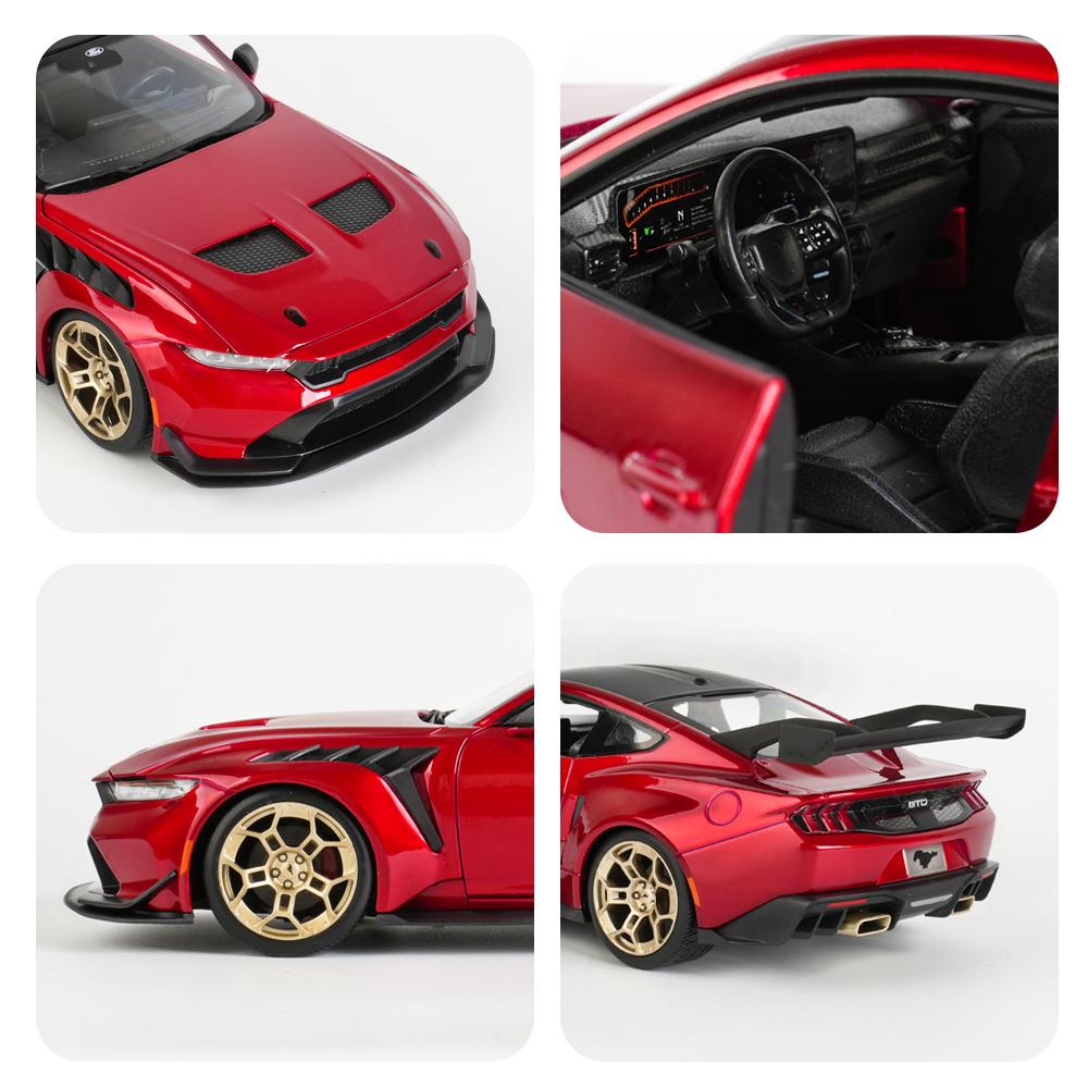 Maisto 1:18 2025 Ford Mustang GTD Sports Car Static Simulation Die Cast Vehicles Collectible Model Car Toys
