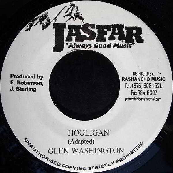 

7inch Record GLEN WASHINGTON - Hooligan VPS9039 Jasfar Records 2006 US Reggae, Ska & Dub Used