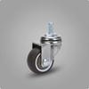 Threaded Stem Caster Wheel Quiet Rolling Brake Smooth Movement Furniture Part for