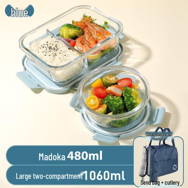 

Microwave Safe Glass Lunch Box Set