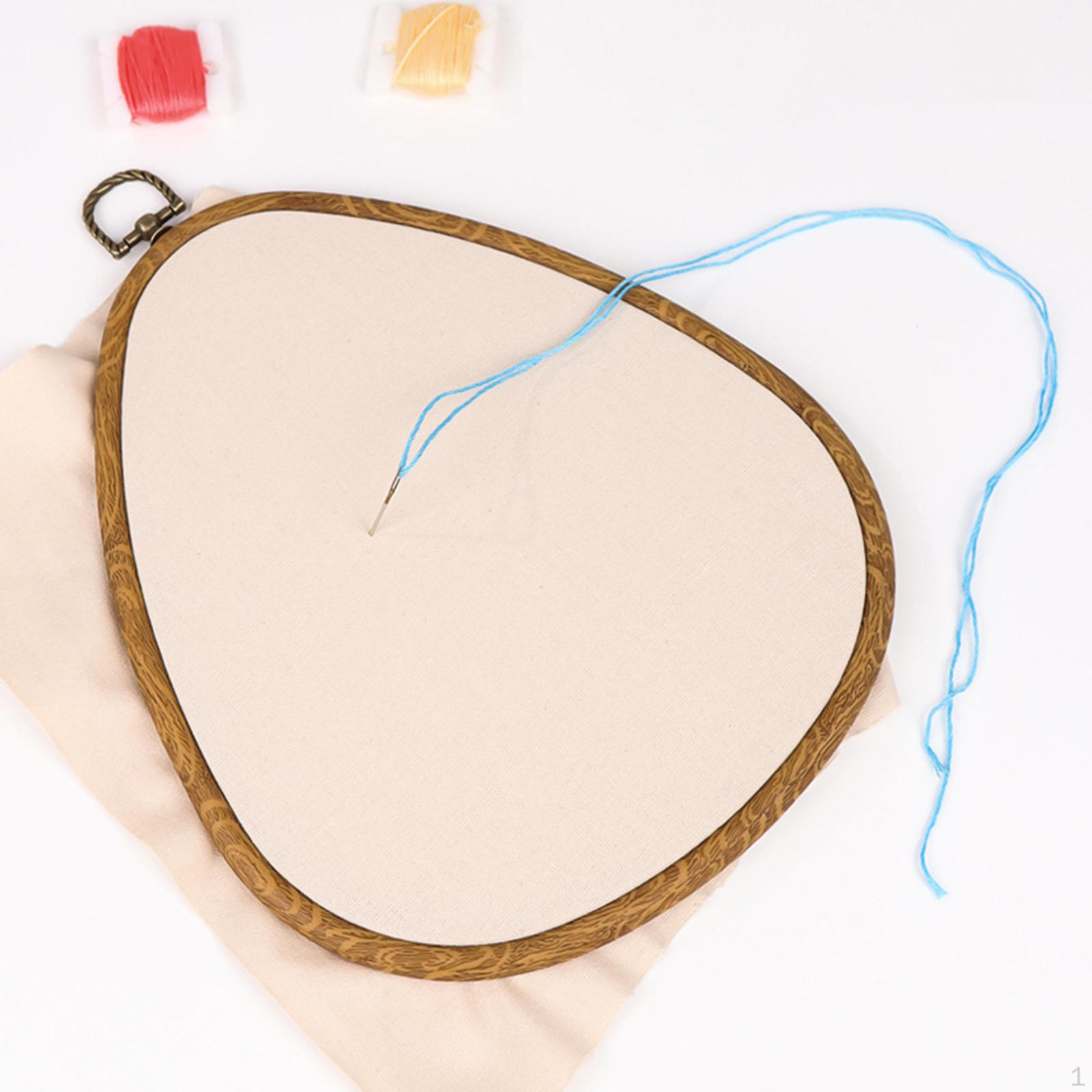 

Embroidery Hoop Hanging Ornaments Versatile Application Display Oval Frame Kits