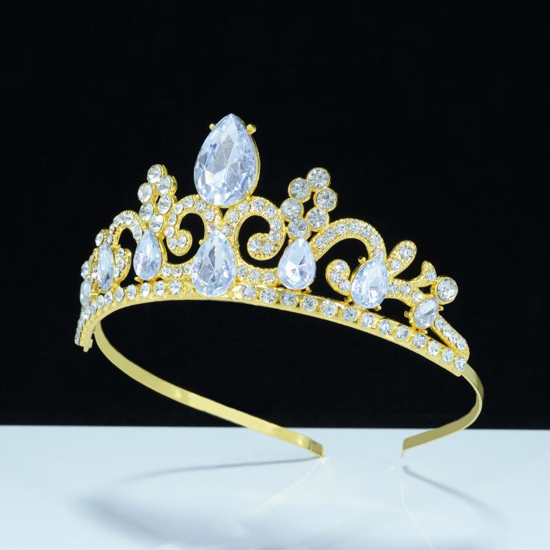 

Новая Свадебная Корона Тиара Фея Корейское Свадебное Платье с Горным Хрусталем Повязка на Голову Принцессы