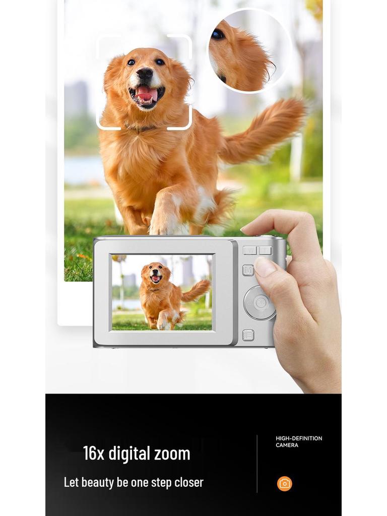 4K Ultra-Clear Camcorder with Long-Lasting Removable Battery - Perfect for Travel