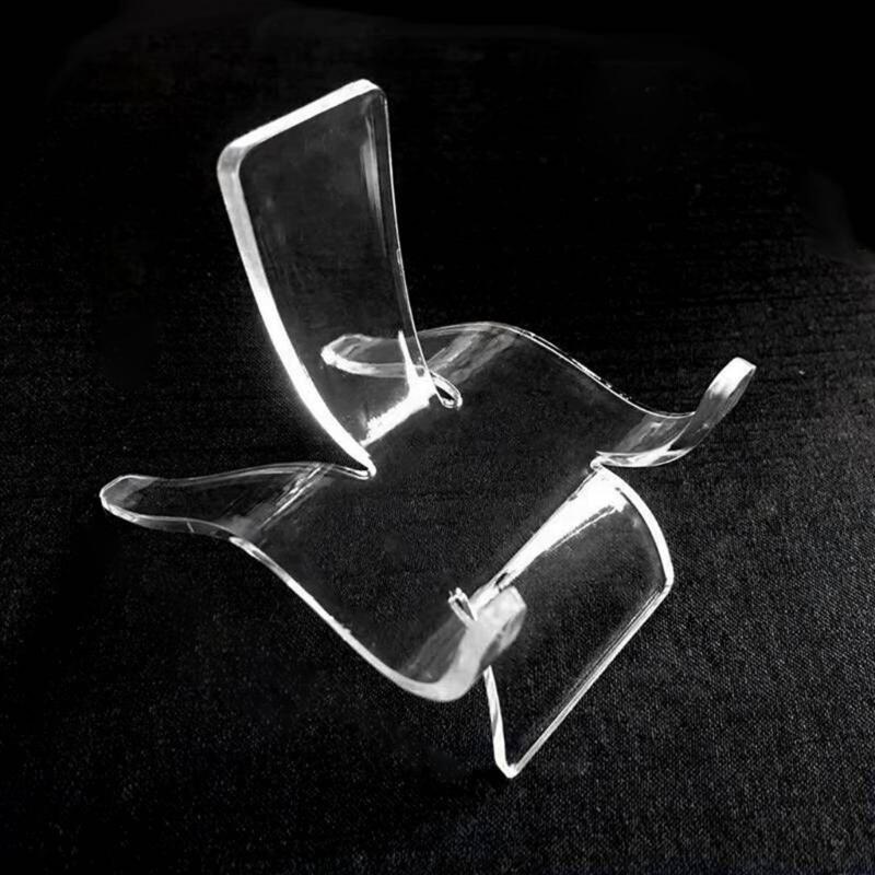 Acrylic Crystal Display Stand 10pcs/set Clear Storage Holder Bracket Rack for Gemstone Geodes Rock Mineral Agate Fossils