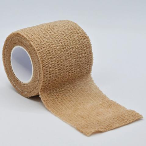 10 Rolls Cohesive Self-Adhesive Bandage Wrap Tape for Sports Injury Support Knee Ankle Wrist Shoulder Tattoo Aftercare Bulk Pack