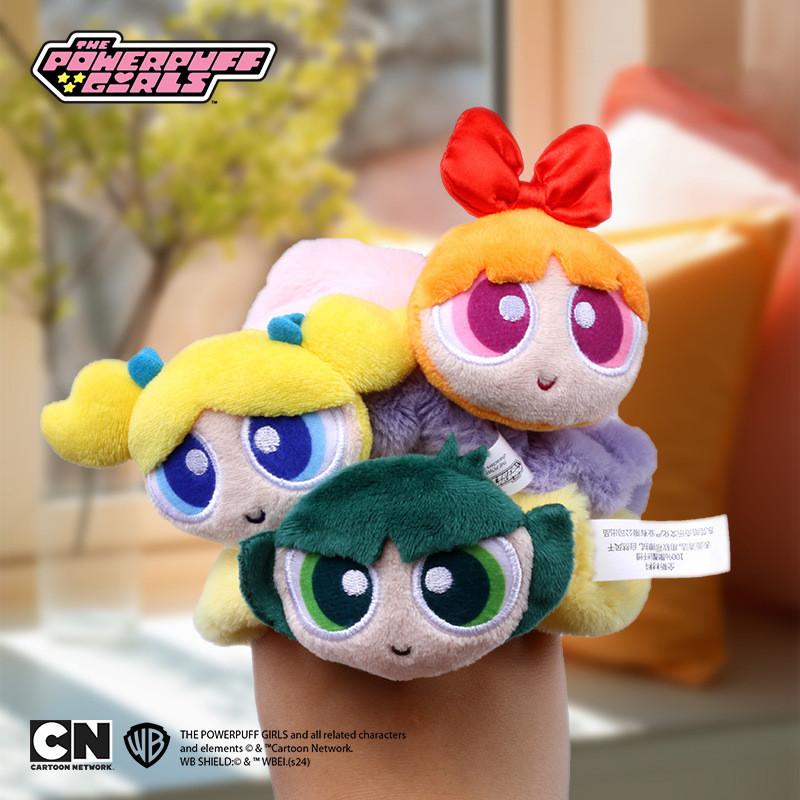 Blossom Girls Powerpuff Plush Hair Ties Band Girls Cartoon Accessories Hair
