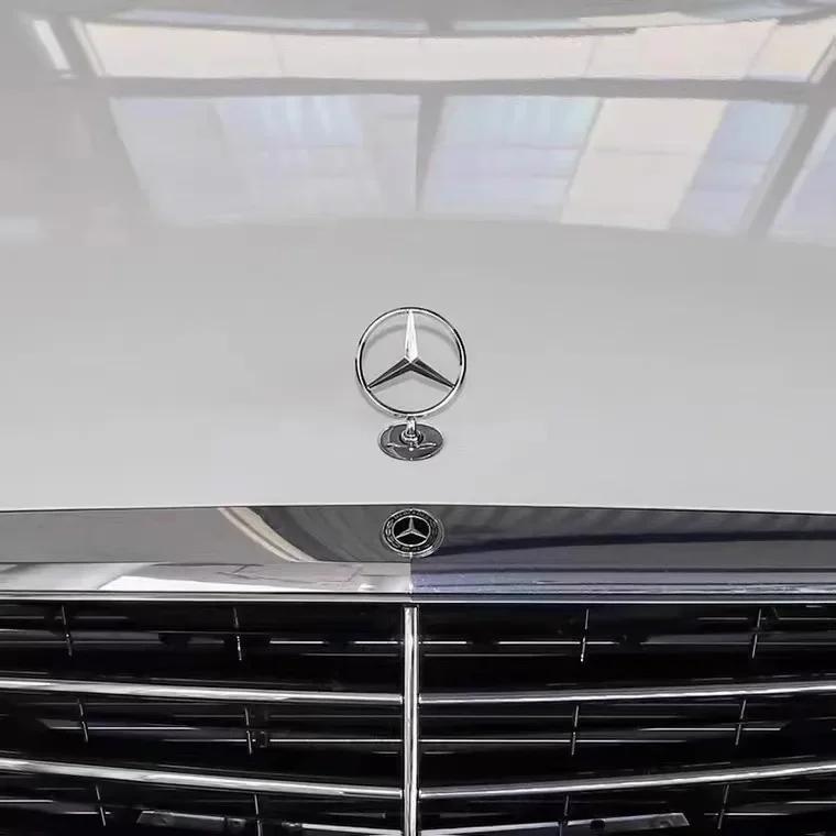 Autoaufkleber Autoaufkleber 2025 Heiß Für Benz Zinklegierung Auto Frontklappe Emblem Abzeichen Zubehör Für Mercedes Benz AMG W213 W223 W24
