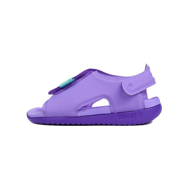 Nike Sunray Adjust 5 PU Polyurethane Low top Toddler Shoes Purple Infant And Toddler AJ9077-500