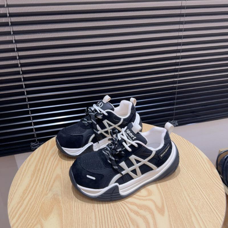 Fashion Versatile Casual Shoes for Women's Autumn New Thick Soles Increase Sports Temperament