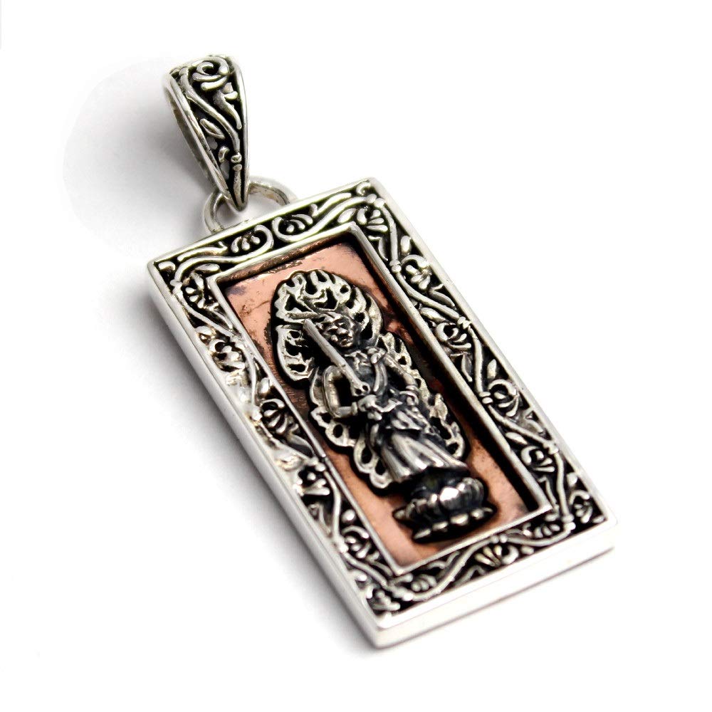 

Oriental Vibrations Fudo Myoo Silver 925 Pendant