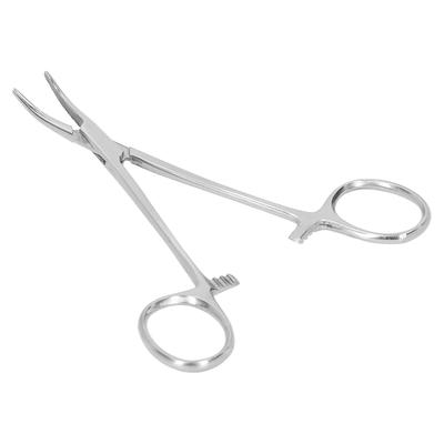 12,5cm Gebogene Hämostaten-Klemme Edelstahl Pinzette Zange Viehzucht Zubehör