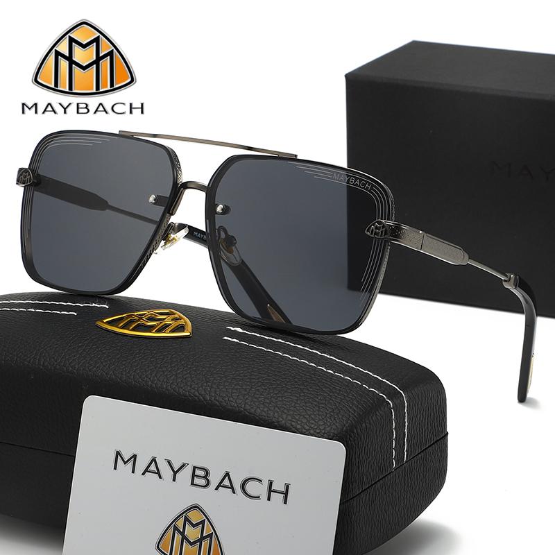 

Солнцезащитные очки MAYBACH Защита UV400 Роскошный бренд для мужчин и женщин Классические солнцезащитные очки Высококачественные очки Пилотные очки 754 No Case