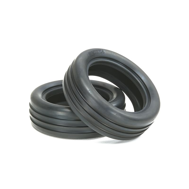 

Tamiya Hop-Up Options OP.1284 2WD Off-Road Soft Wide Grooved Front Tires (60/19) 54284