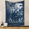 Singer ZZayn MMalik Movie Anime Tapestry Hippie Flower Wall Carpets Dorm Decor Cheap Hippie Wall Hanging