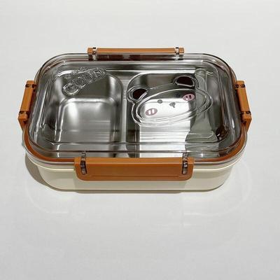 ZISIZ Doppelwandige Isolierte Bento-Box aus Edelstahl
