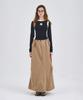 Some Place Pocket String Cargo Maxi Long Skirt _ 2 Colors