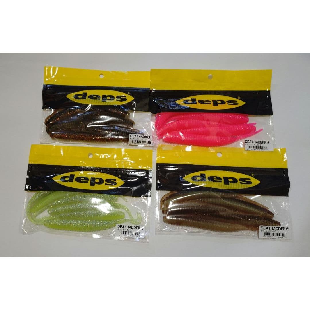 Used deps depth death adder 6 inch 4 piece set