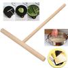 1PC for T Wooden Pancake Batter Spreader Rolling Pin Kitchen Tool