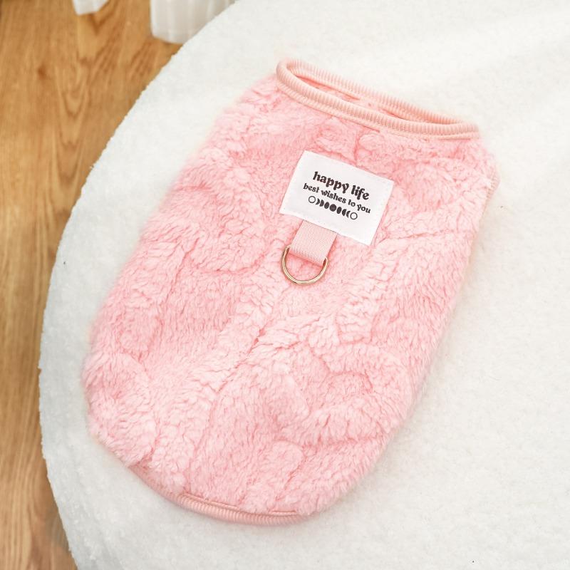 Hundekleidung Winter Teddybär Kleiner Hund Haustier Herbst und Winter Fleece Schleppzubehör für Hunde und Katzen