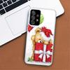 Happy Christmas Cute Bear Gift Phone Case For Samsung Galaxy A53 A52 A73 A72 A12 5G A13 A22 A23 A32 A33 A02S A03S A42 A43 A50S C
