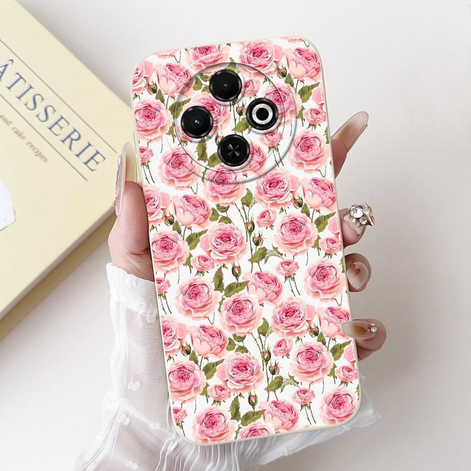 For Tecno Spark 30C 4G Case Popular Daisy Flower Soft Silicone Matte Cover For Tecno Spark30C 4G kl5 kl5n Full Protection Bumper