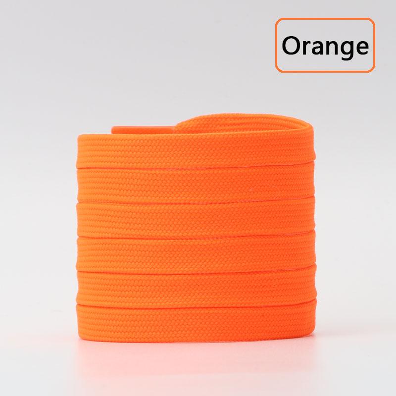 1Pair/3Pair New 0.8cm Wide Flat Durable Shoelace Suitable for A Variety of Shoes Solid-color High-quality Shoelaces