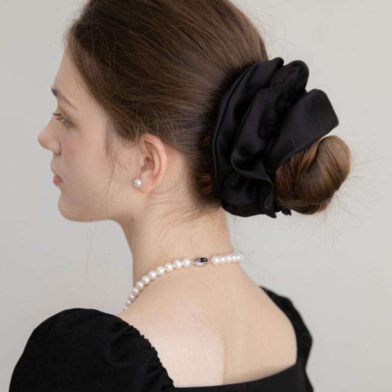 Jean Paul Clarisse Satin Frill Scrunchie JP-22-167S