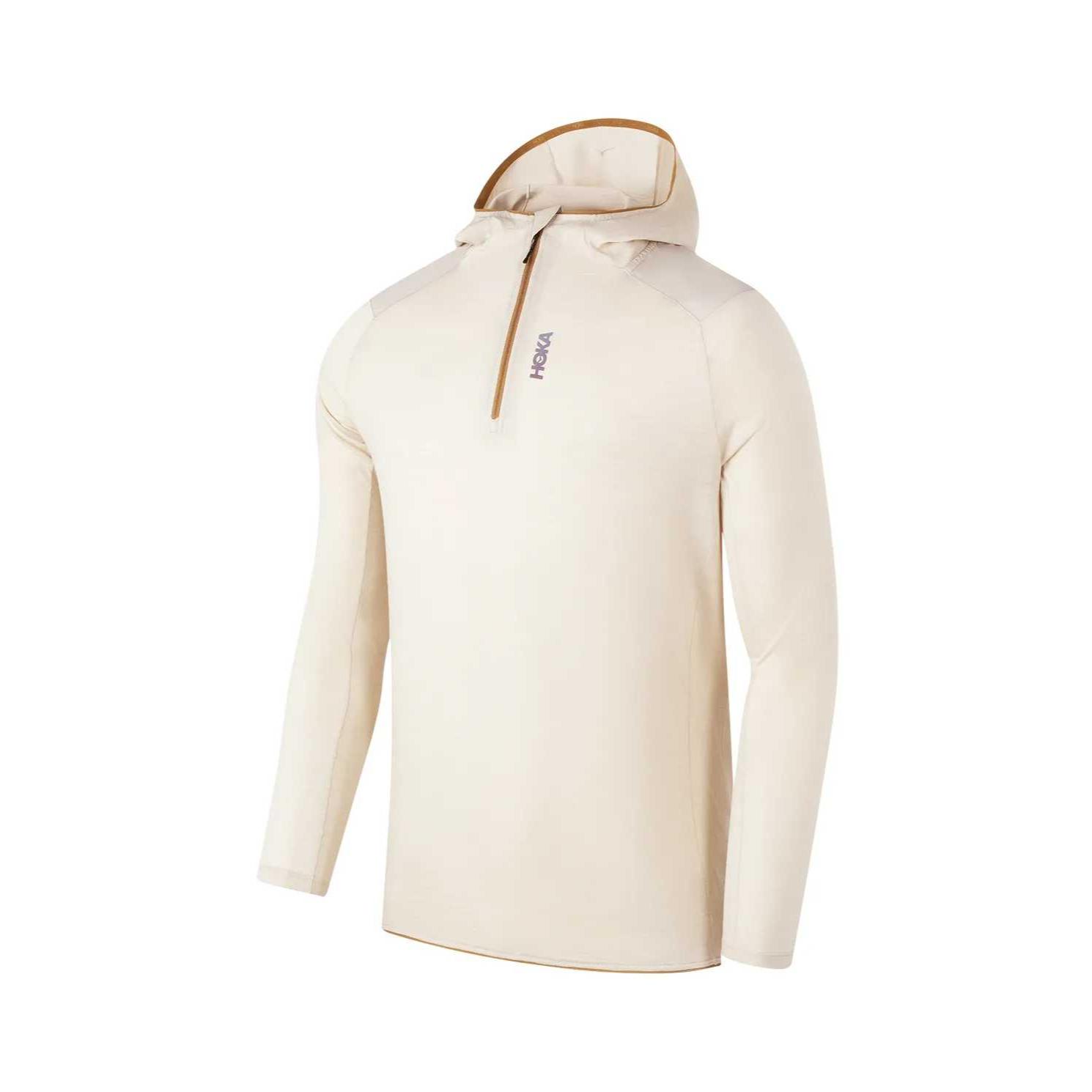 HOKA ONE ONE Durable Warm Moisture-Wicking Solid Color Hoodie Men tops 1182258-ORM S