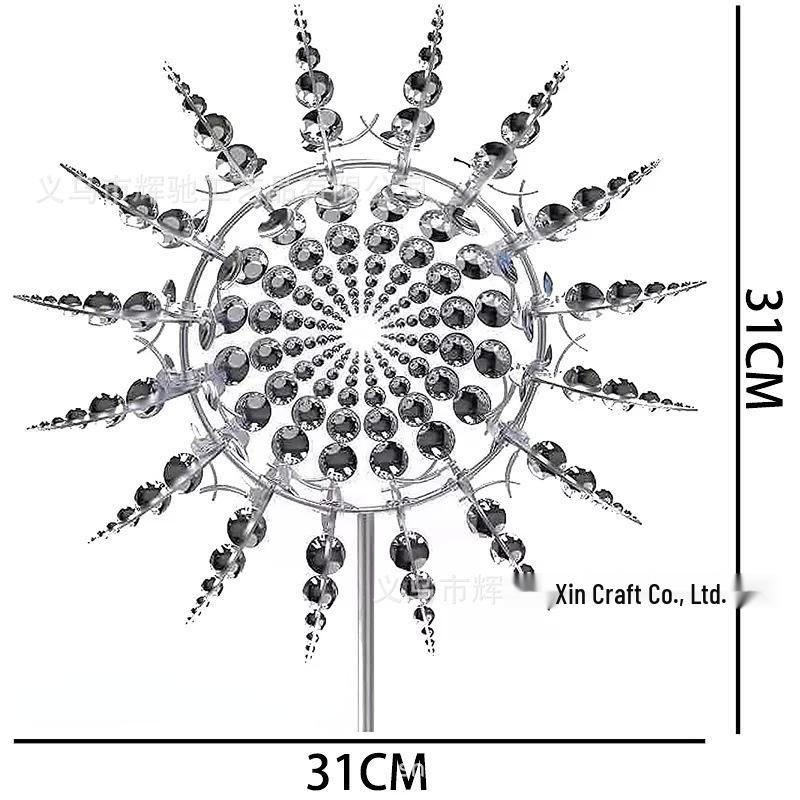 Popular Outdoor Rotating Windmill Garden Decoration - Creative Metal Wrought Iron Craft