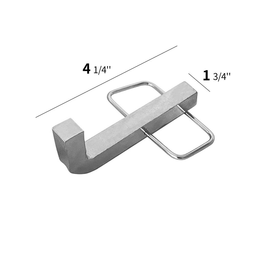 2 PCS Premium Snap L-Pins Snap for Weight Distribution Hitches, 1/4” x 1 3/4” L-Pins with Integrated