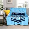 Nk Osijek Crest Design Blanket Suitable for Sofas, Beds, Offices, And Camping - Perfect Gift for Halloween Christmas