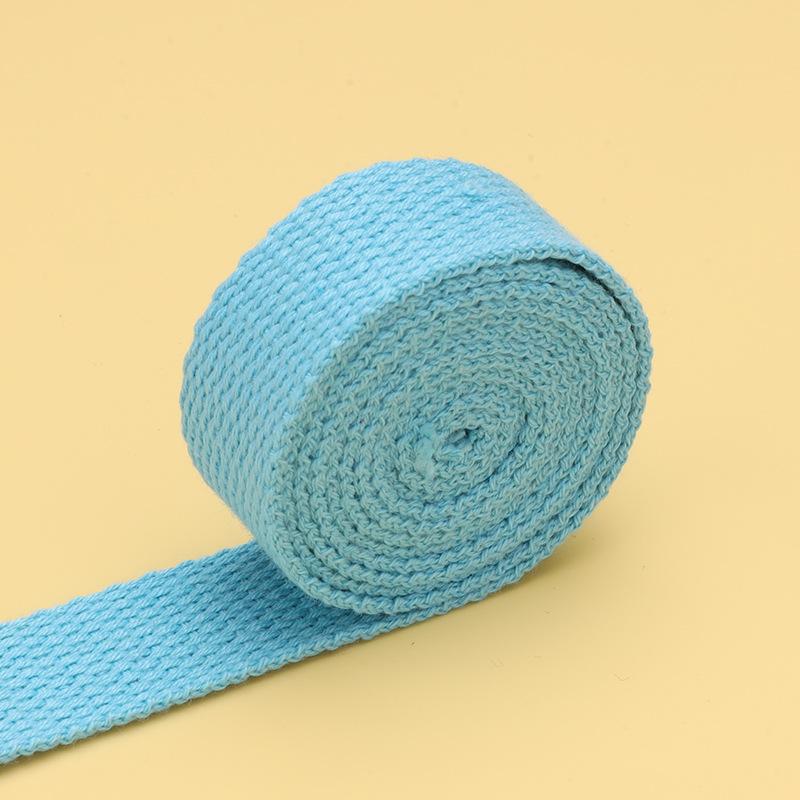 20-50mm 2mm Thick Cotton Webbing Tapes Canvas Webbings Ribbon for Sewing Clothing Belt DIY Bags Strap Band Accessories 10Meters