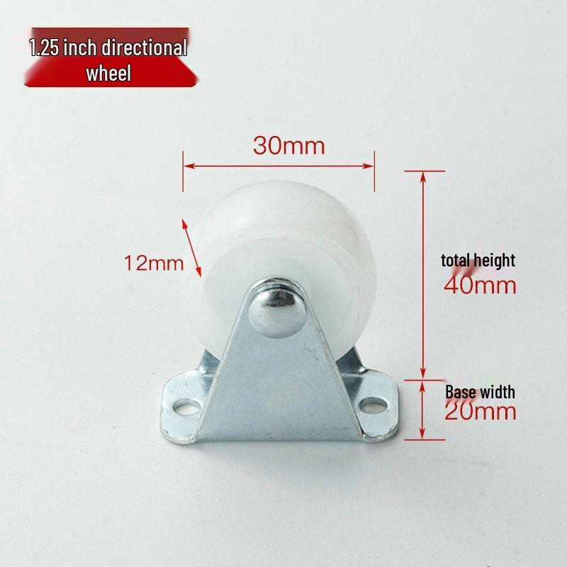Univerzální kolečko na nábytek - Lehké, velikosti 1”-2” pro květináče, postele a zásuvky
