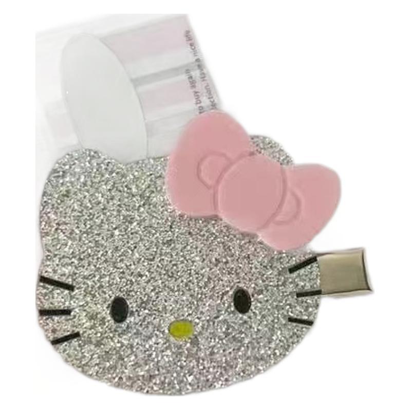 Y2K Hello Kitty High-Value Bow Hair Clip: Sweet and Spicy Girl's Forehead and Side Bang Accessory